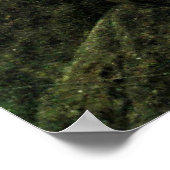 Der Watzmann, die Kunst von Caspar David Friedrich Poster (Ecke)