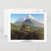 Der Watzmann von Friedrich Caspar David Postkarte (Vorne/Hinten)