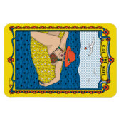 Der Wave_A_Kühlschrank fahren Magnet (Horizontal)