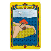 Der Wave_A_Kühlschrank fahren Magnet (Vertikal)