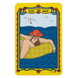 Der Wave_A_Kühlschrank fahren Magnet