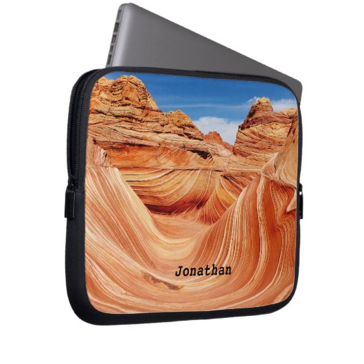 Der Wave Southwest Wanderfotograf Computer Laptopschutzhülle (Vorne Rechts)