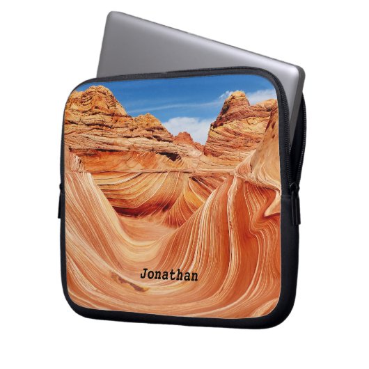 Der Wave Southwest Wanderfotograf Computer Laptopschutzhülle (Vorderseite Links)