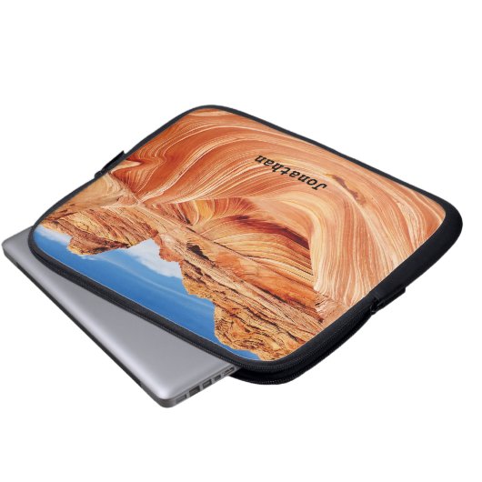 Der Wave Southwest Wanderfotograf Computer Laptopschutzhülle (Vorne Knopf)