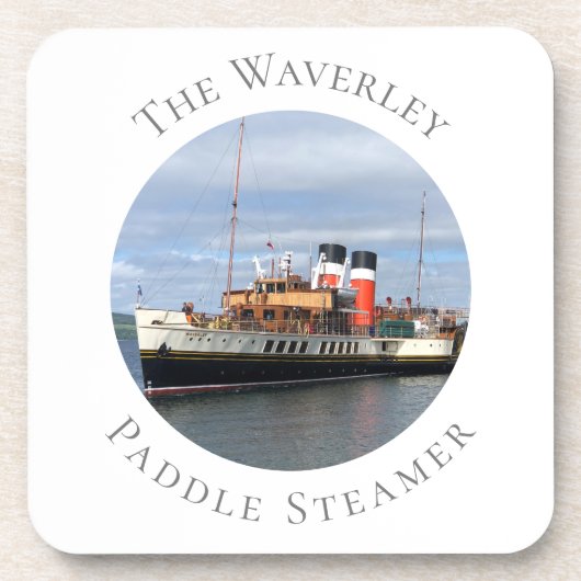 Der Waverley Paddle Steamer Getränkeuntersetzer (Vorderseite)