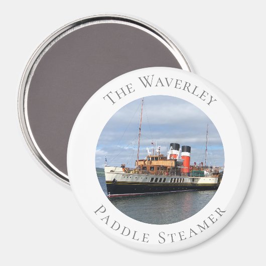 Der Waverley Paddle Steamer Magnet (Vorderseite/Rückseite)