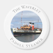 Der Waverley Paddle Steamer Magnet (Vorne)