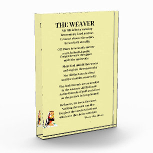 DER WEAVER POEM FOTOBLOCK