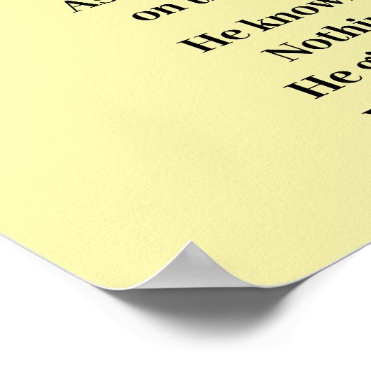 DER WEAVER POEM POSTER (Ecke)