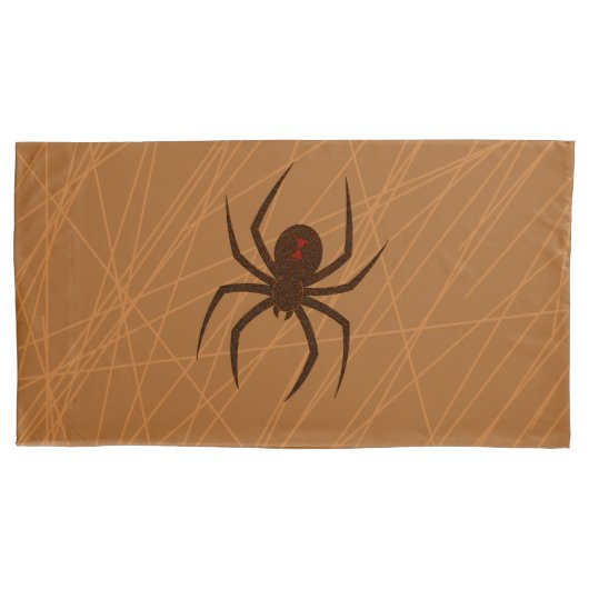 Der Webpillowcase der Spinne Kissenbezug (Vorderseite)