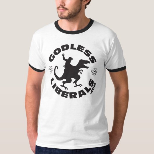 Der Wecker-Shirt der gottlosen liberalen T-Shirt (Vorderseite)
