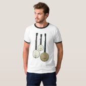 Der Wecker-T - Shirt 3 Banjo-Männer (Vorne ganz)