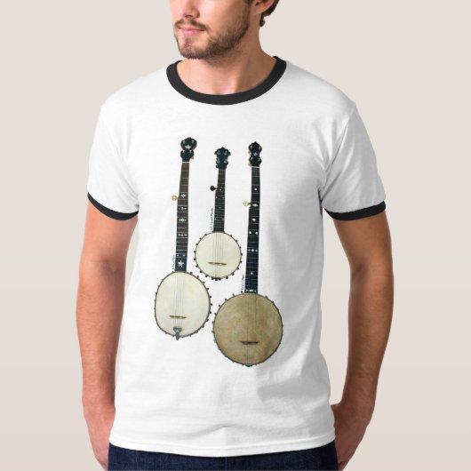 Der Wecker-T - Shirt 3 Banjo-Männer (Vorderseite)