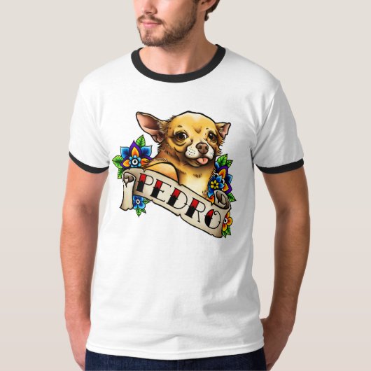 Der Wecker-T - Shirt Chihuahua-Pedro-Männer (Vorderseite)