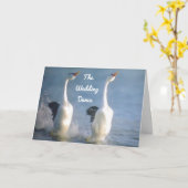 DER WEDDDANCE, INSBESONDERE FÜR SIE KARTE (Gelbe Blume)