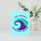 Der Wedge, Newport Beach Postkarte (Stehend Vorderseite)