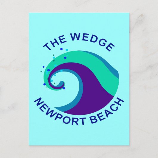 Der Wedge, Newport Beach Postkarte (Vorderseite)