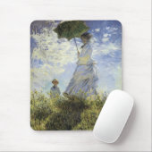 Der Weg, Dame mit einem Sonnenschirm Mousepad (Mit Mouse)