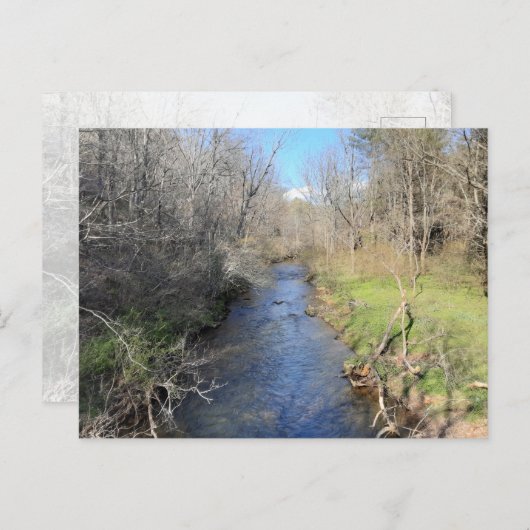 Der Weg der Appalachen Postkarte (Vorne/Hinten)