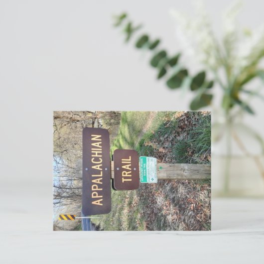 Der Weg der Appalachen Postkarte (Stehend Vorderseite)
