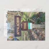 Der Weg der Appalachen Postkarte (Vorne/Hinten)