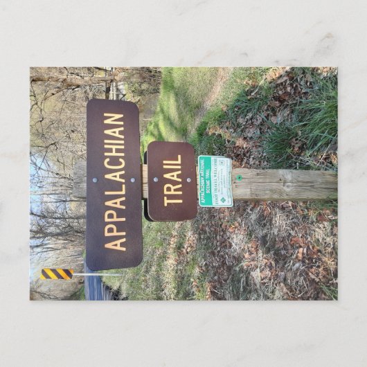 Der Weg der Appalachen Postkarte (Vorderseite)