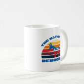 DER WEG DER DEMOKRAT KAFFEETASSE (VorderseiteRechts)