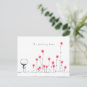 Der Weg der Liebe Postkarte (Stehend Vorderseite)