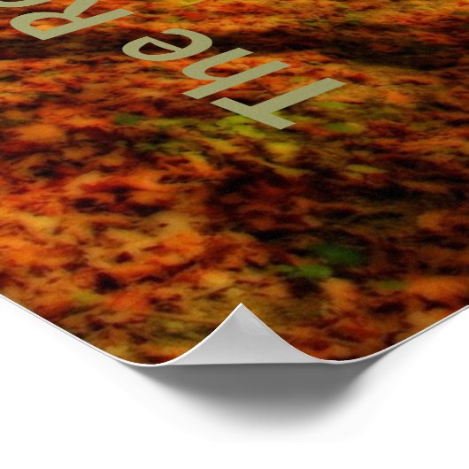 Der Weg, der nicht genommen wurde Poster (Ecke)