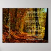 Der Weg, der nicht genommen wurde Poster (Vorne)