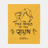 Der Weg der Qilin-Linie Grafik Fleecedecke (Vorderseite)