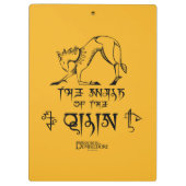 Der Weg der Qilin-Linie Grafik Klemmbrett (Rückseite)