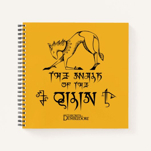 Der Weg der Qilin-Linie Grafik Notizblock (Vorderseite)