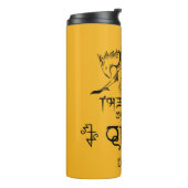 Der Weg der Qilin-Linie Grafik Thermosbecher (Nach links gedreht)