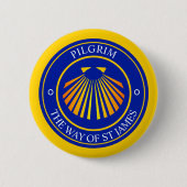 Der Weg der St. James Pilger Button (Vorderseite)