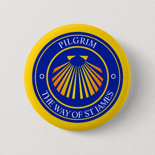 Der Weg der St. James Pilger Button (Vorderseite)