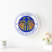 Der Weg der St. James Pilger  Große Wanduhr (Zuhause)