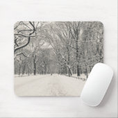 Der Weg des Dichters - Central Park-Winter Mousepad (Mit Mouse)