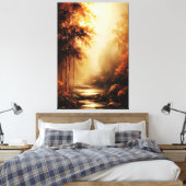 Der Weg des ewigen Herbstes Leinwanddruck (Insitu (Schlafzimmer))