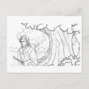 Der Weg des Kriegers Postkarte