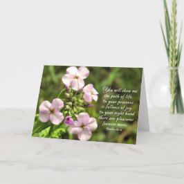 Der Weg des Lebens - Schriftenkarte Dankeskarte