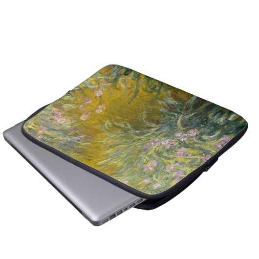 Der Weg durch die Iren - Claude Monet Laptopschutzhülle (Vorne Knopf)