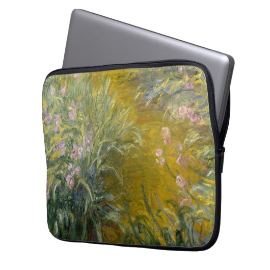 Der Weg durch die Iren - Claude Monet Laptopschutzhülle (Vorderseite Links)