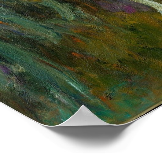 Der Weg durch die Iren - Claude Monet Poster (Ecke)