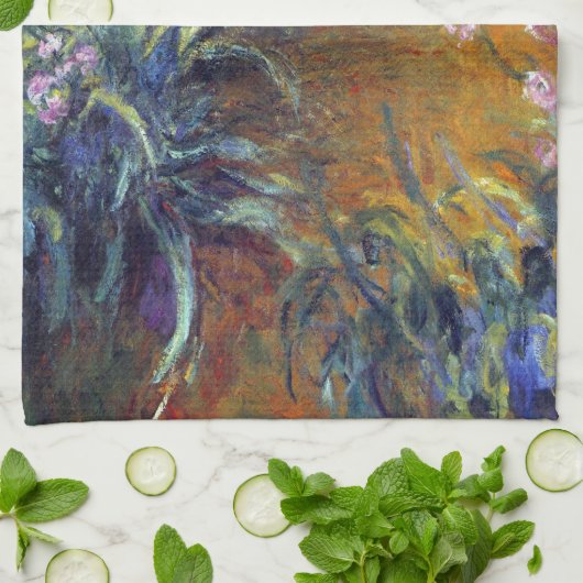 Der Weg durch die Iren von Claude Monet Handtuch (Gefaltet)