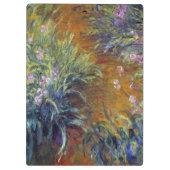 Der Weg durch die Iren von Claude Monet Klemmbrett (Rückseite)