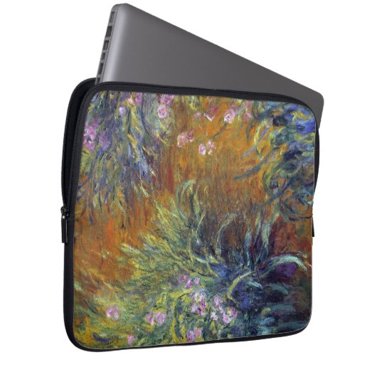 Der Weg durch die Iren von Claude Monet Laptopschutzhülle (Vorne Rechts)