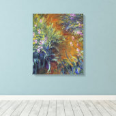 Der Weg durch die Iren von Claude Monet Leinwanddruck (Insitu (Holzboden))