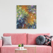 Der Weg durch die Iren von Claude Monet Leinwanddruck (Insitu (Wohnzimmer))