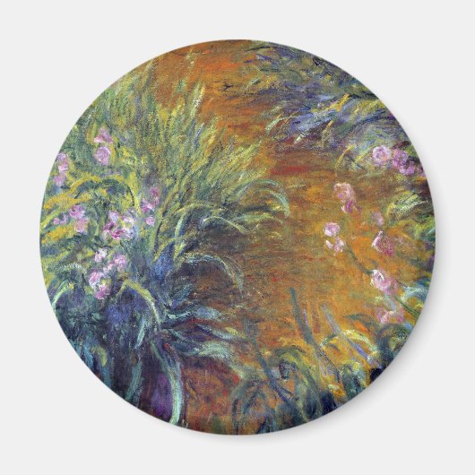 Der Weg durch die Iren von Claude Monet Magnet (Vorne)